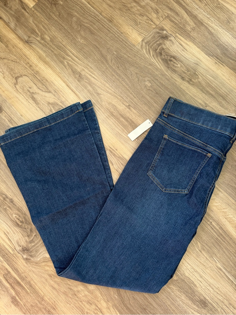 Gloria Vanderbilt Dark Blue Wide Leg Jeans